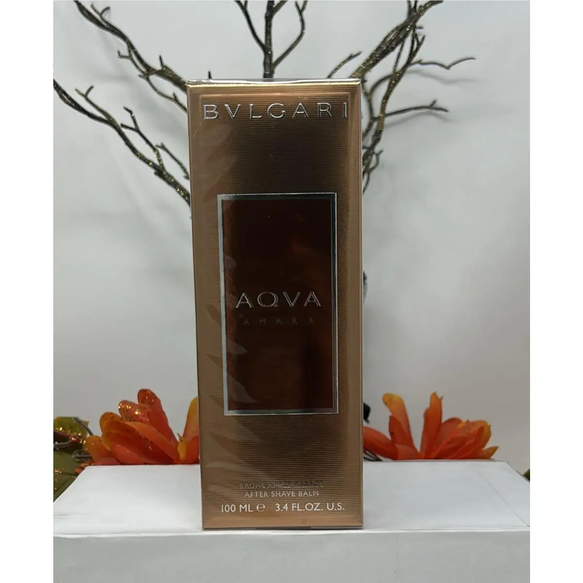 Bvlgari Aqva Amara 3.4oz Woody Aquatic After Shave Balm For Men