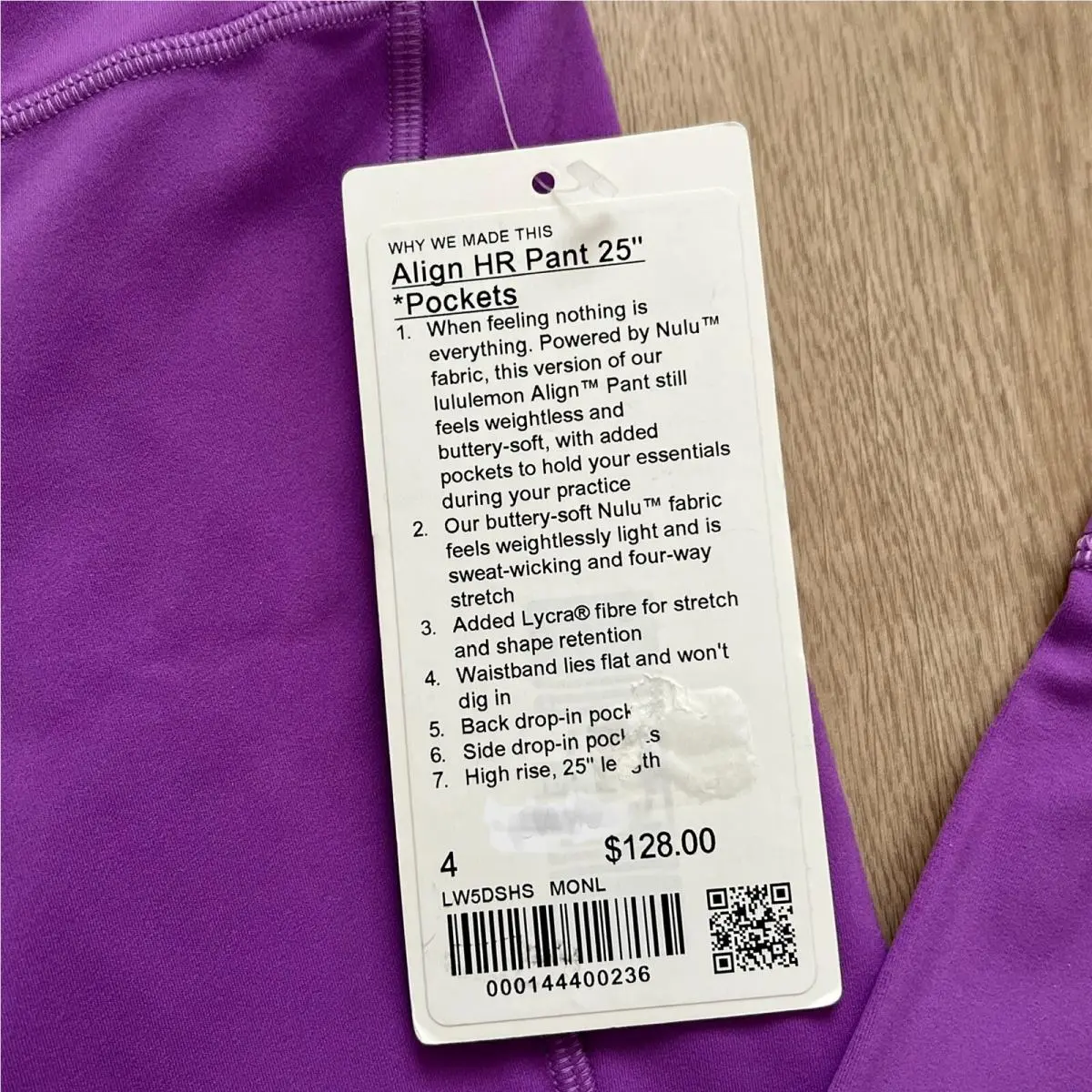 Lululemon clothing - Purple 2