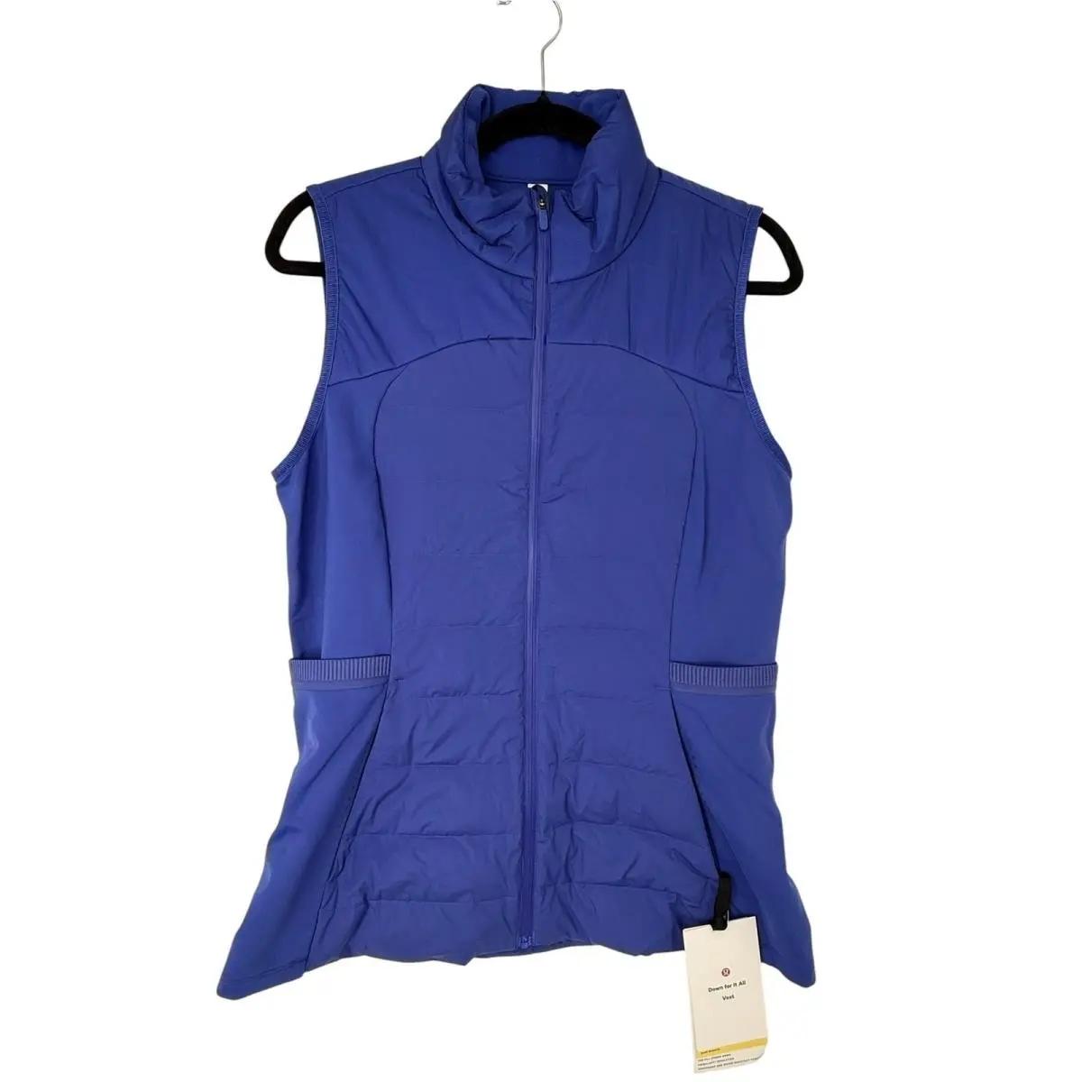 Lululemon Down For It All Vest Blue Size 10 Sporty Running Athleisure
