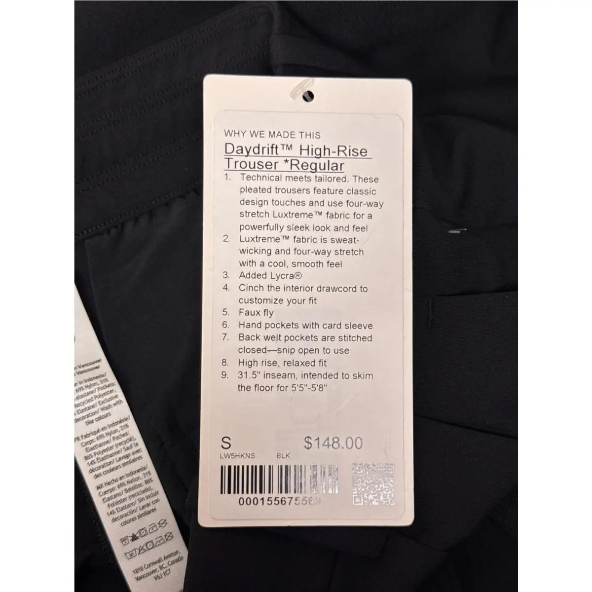 Lululemon clothing - Black 4
