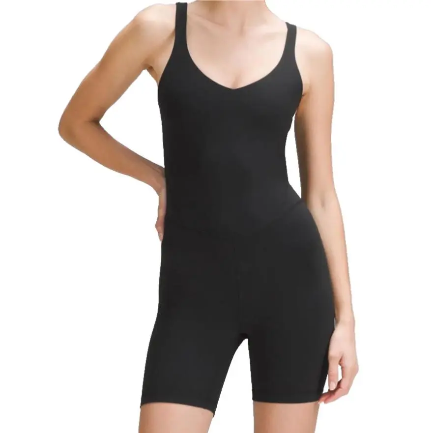 Lululemon Align Bodysuit 6” - Black - - Size 6