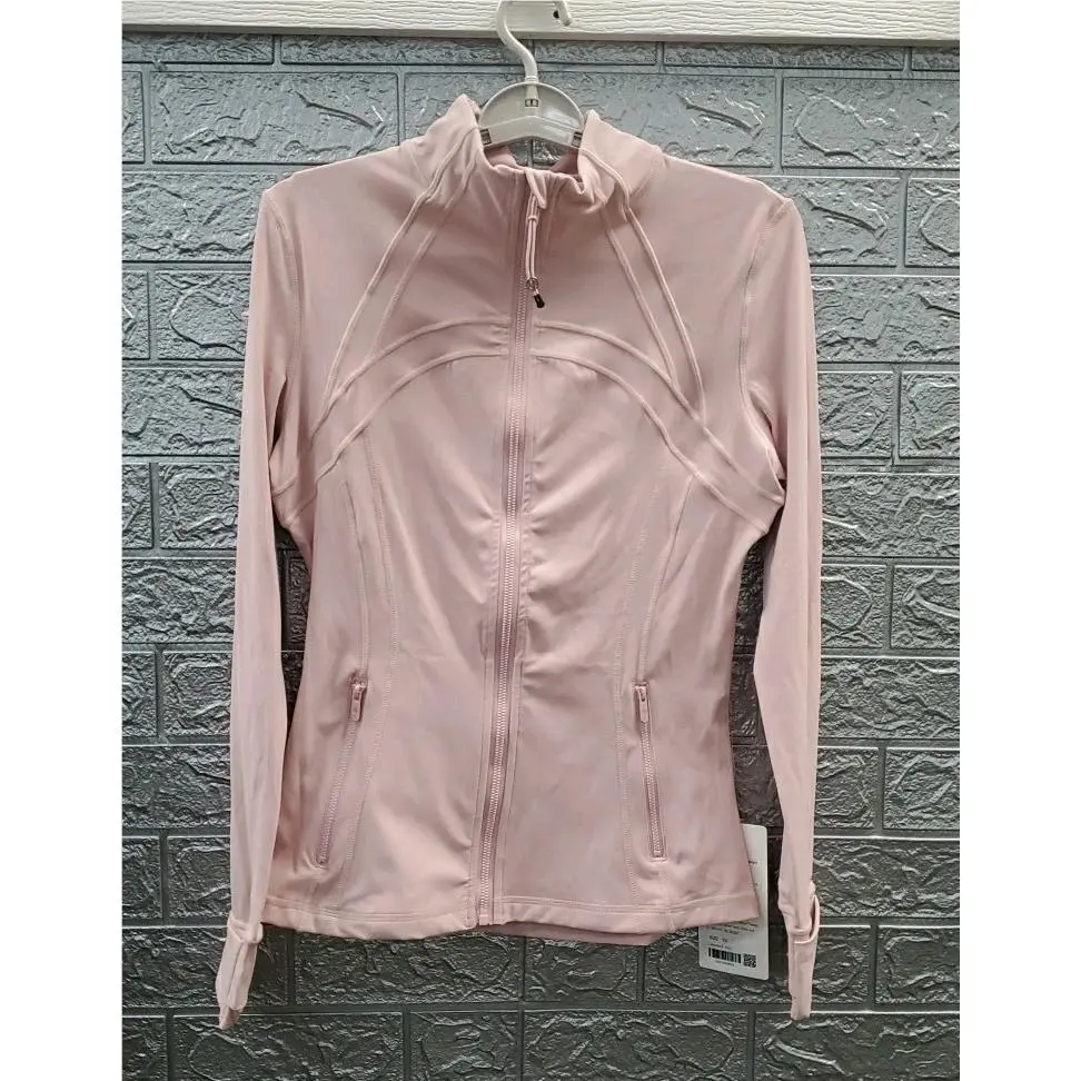 Lululemon Define Full Zip Slim Fit Jacket Pink Size 10