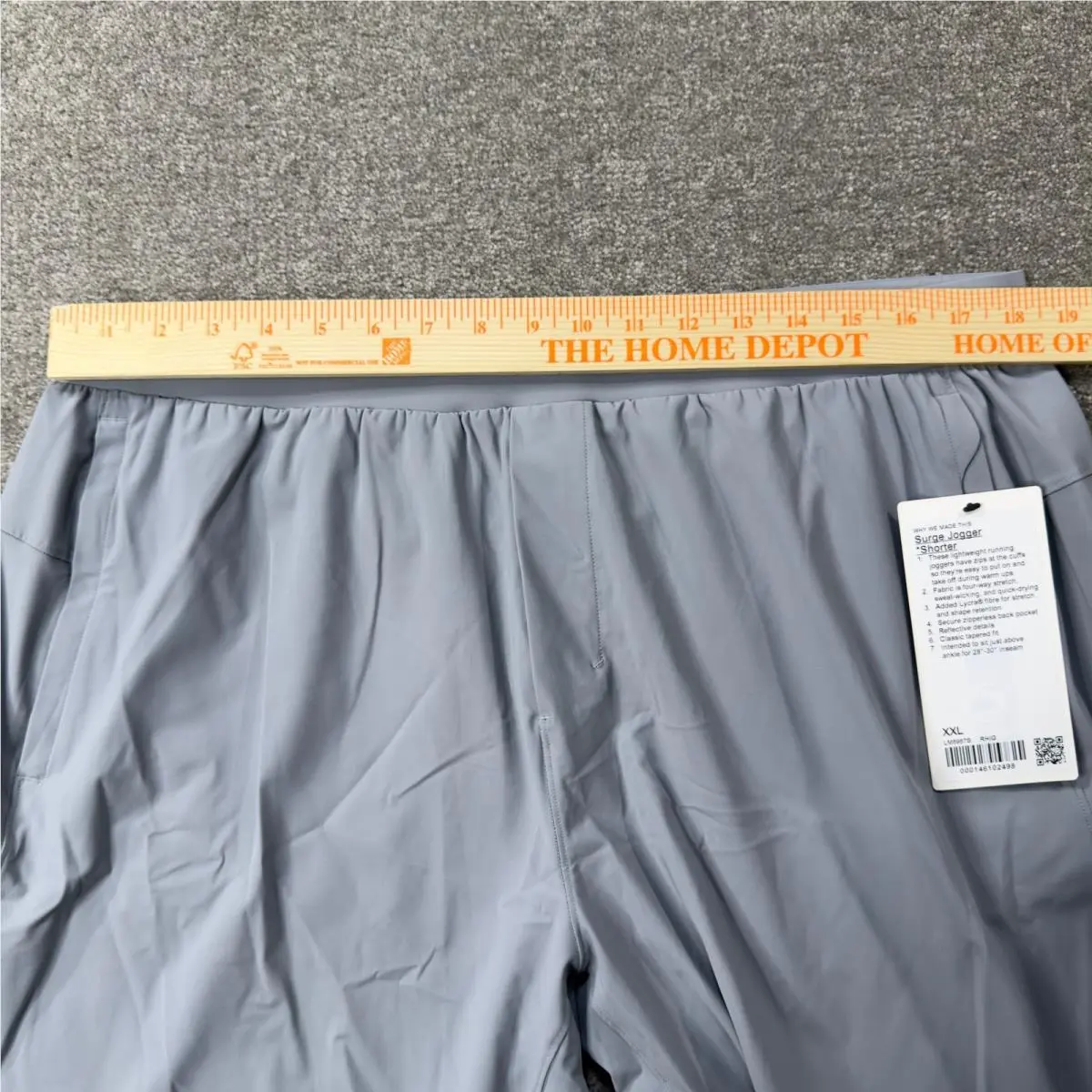 Lululemon clothing - Surge Jogger Shorter - Surge Jogger Shorter - Gray 1