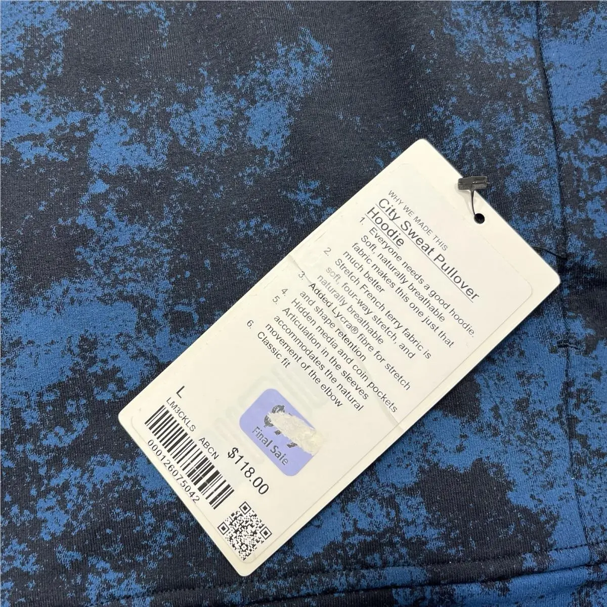 Lululemon clothing - Blue Black 1