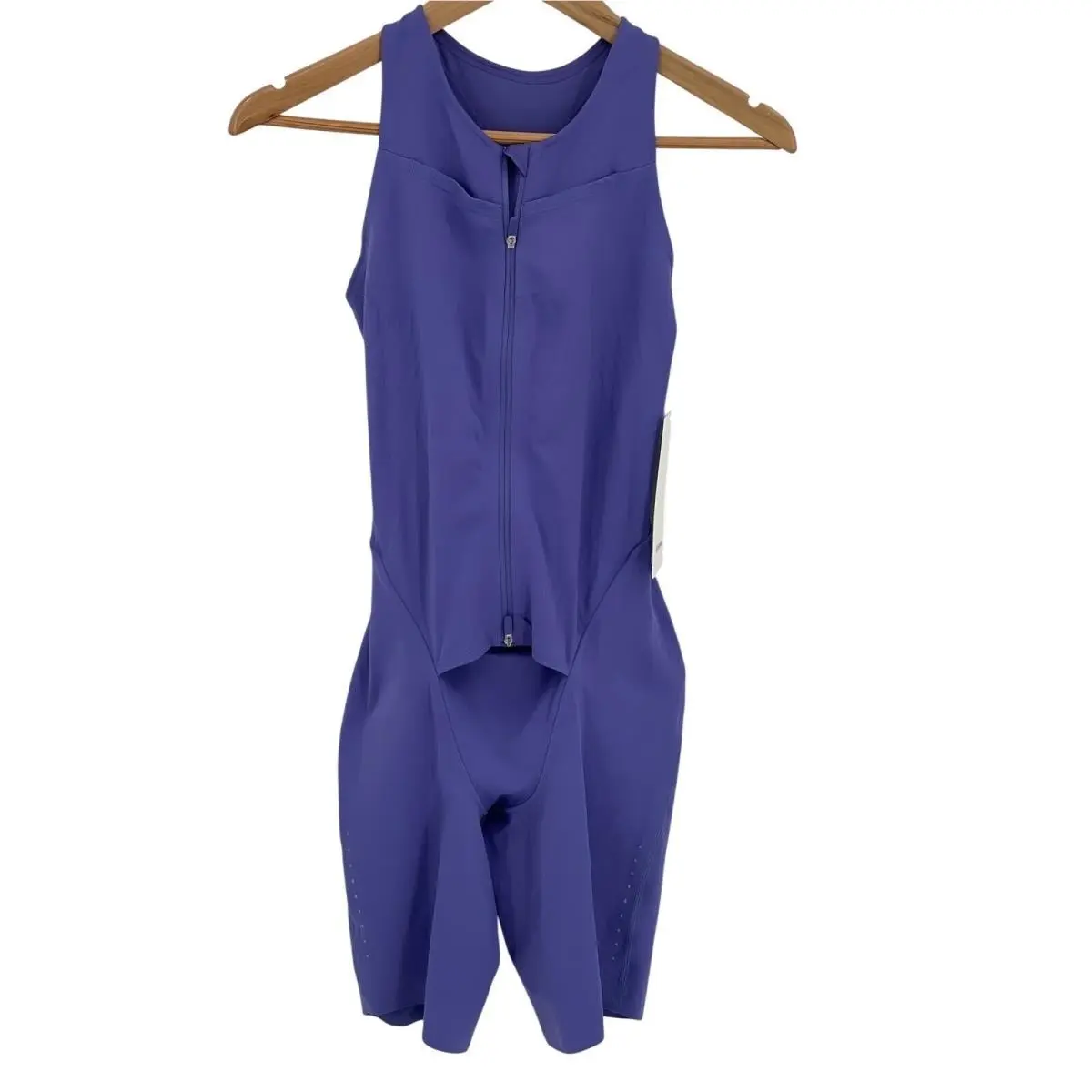 Lululemon One Piece Unitard Senseknit Run Purple Gymnastics Yoga Shorts 4