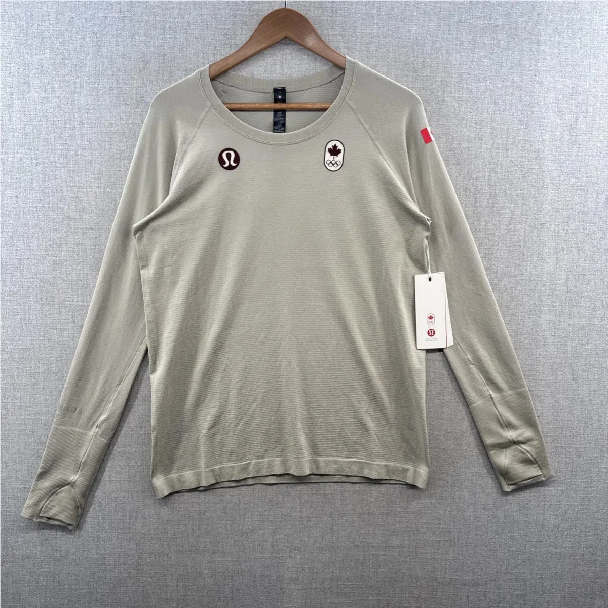 Lululemon Canada Olympics Swiftly Tech Shirt Womens 12 Long Sleeve Stretch
