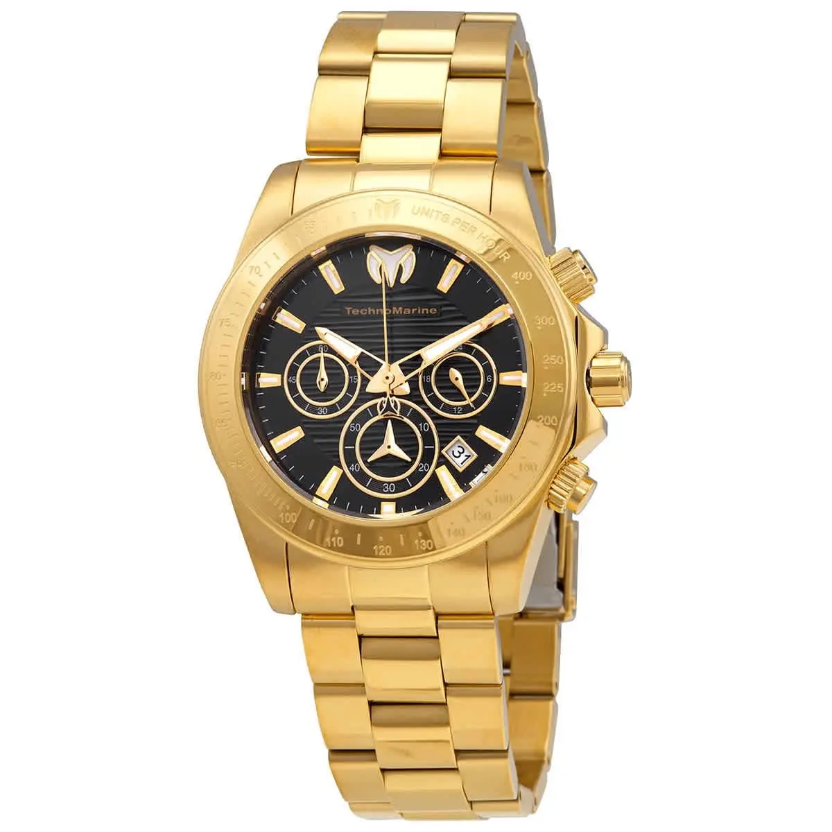 Technomarine Manta Ray Chronograph Black Dial Men`s Watch TM-219005
