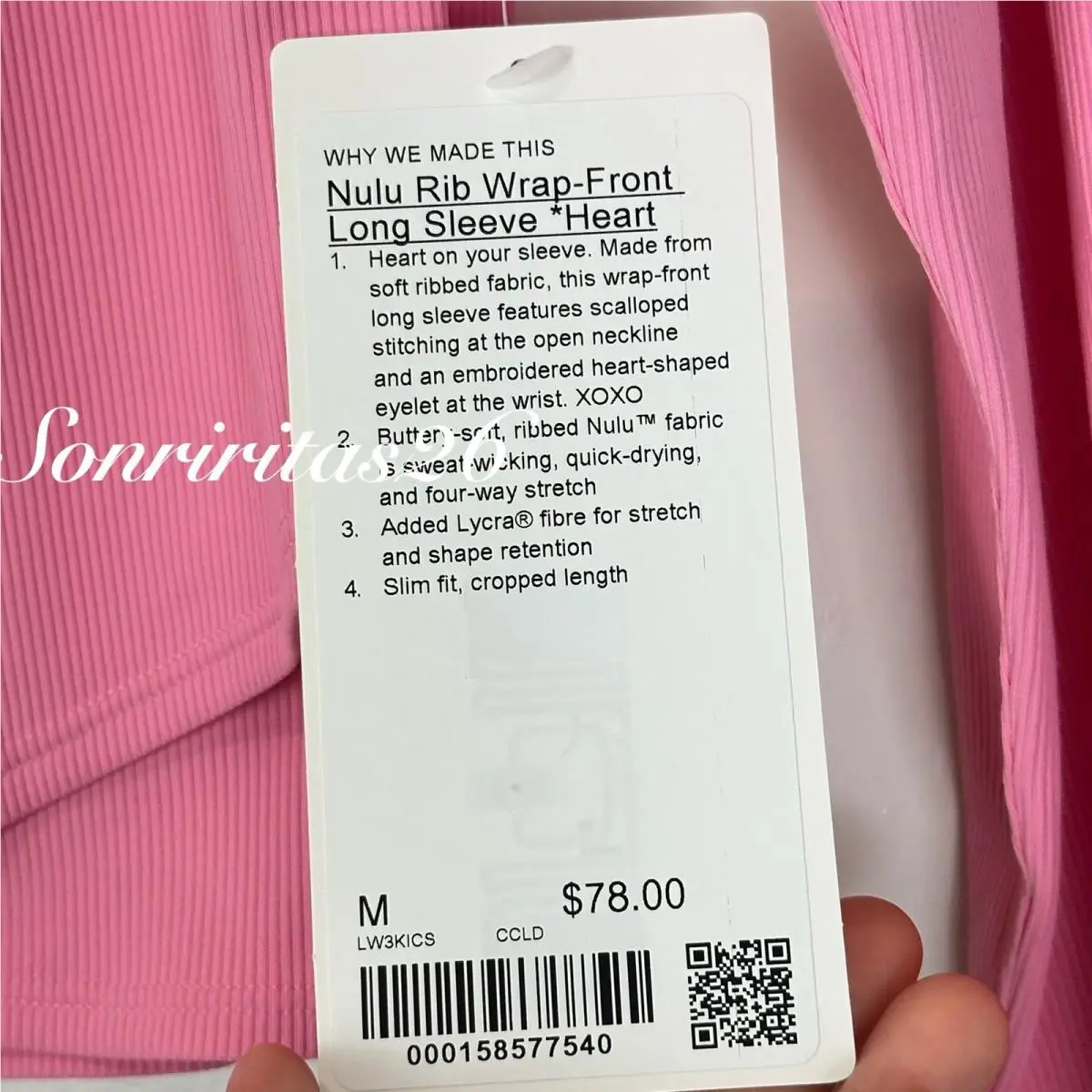 Lululemon clothing - Candy Cloud 4