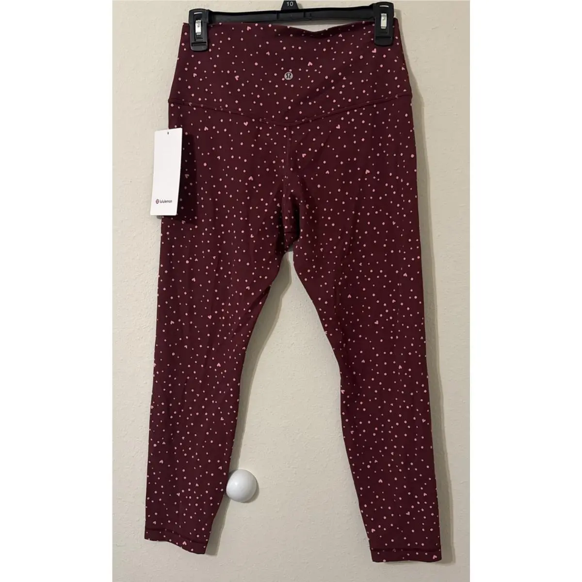 Lululemon clothing - Heart Scatter Dot Burgundy 4