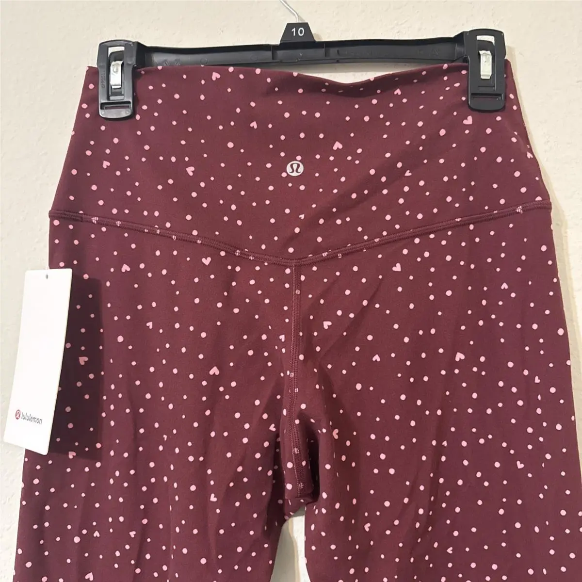 Lululemon clothing - Heart Scatter Dot Burgundy 5