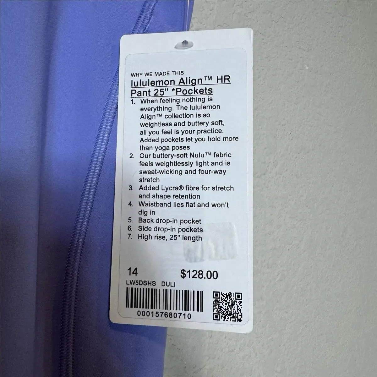 Lululemon clothing - Purple 1