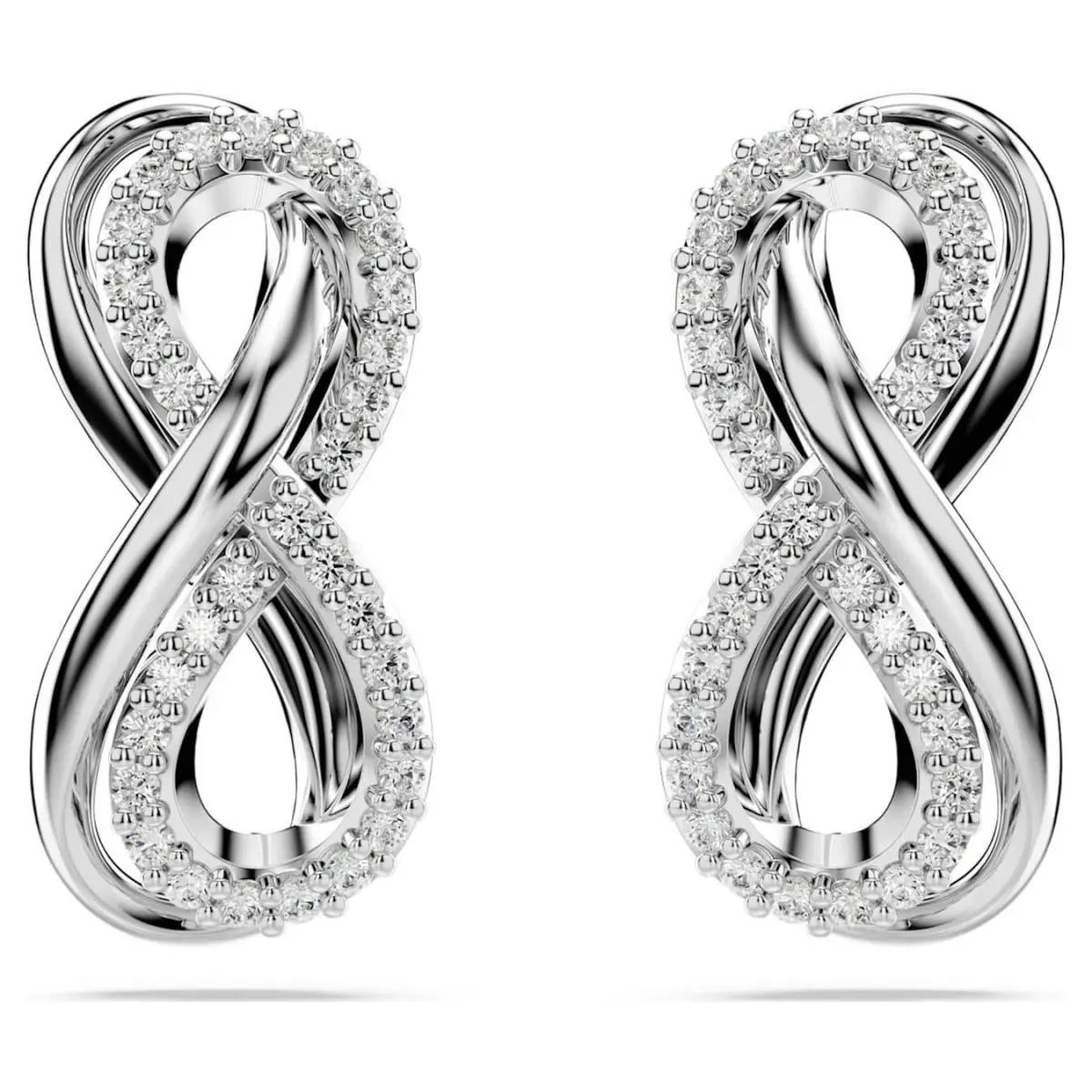 Swarovski Women`s Hyperbola White Crystal Earring 5689648