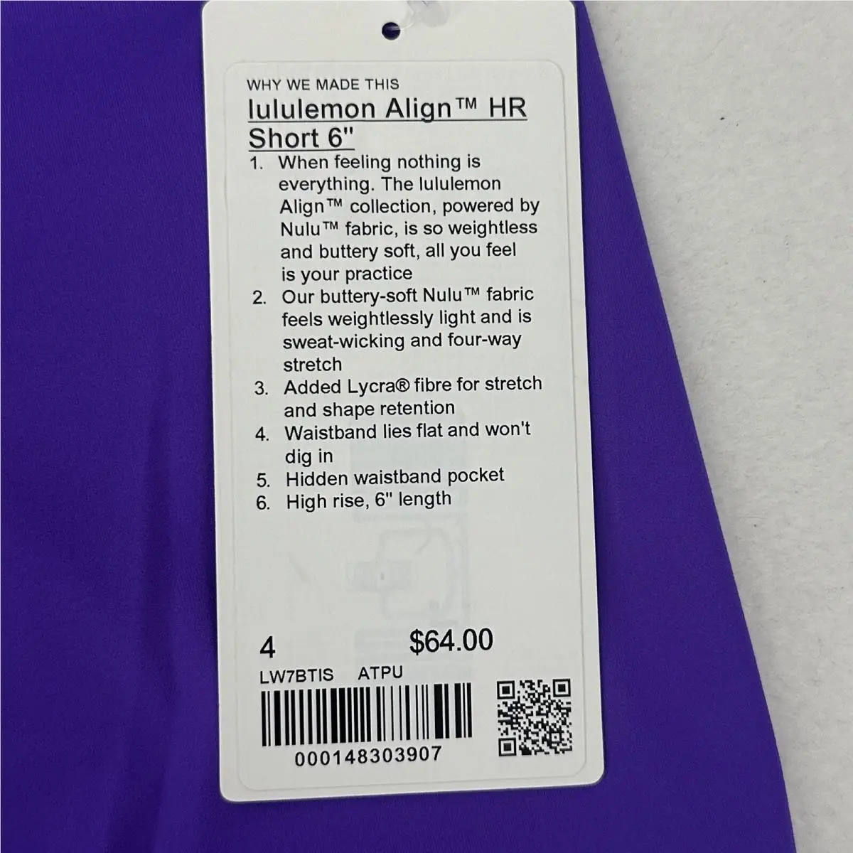 Lululemon clothing - Purple 2