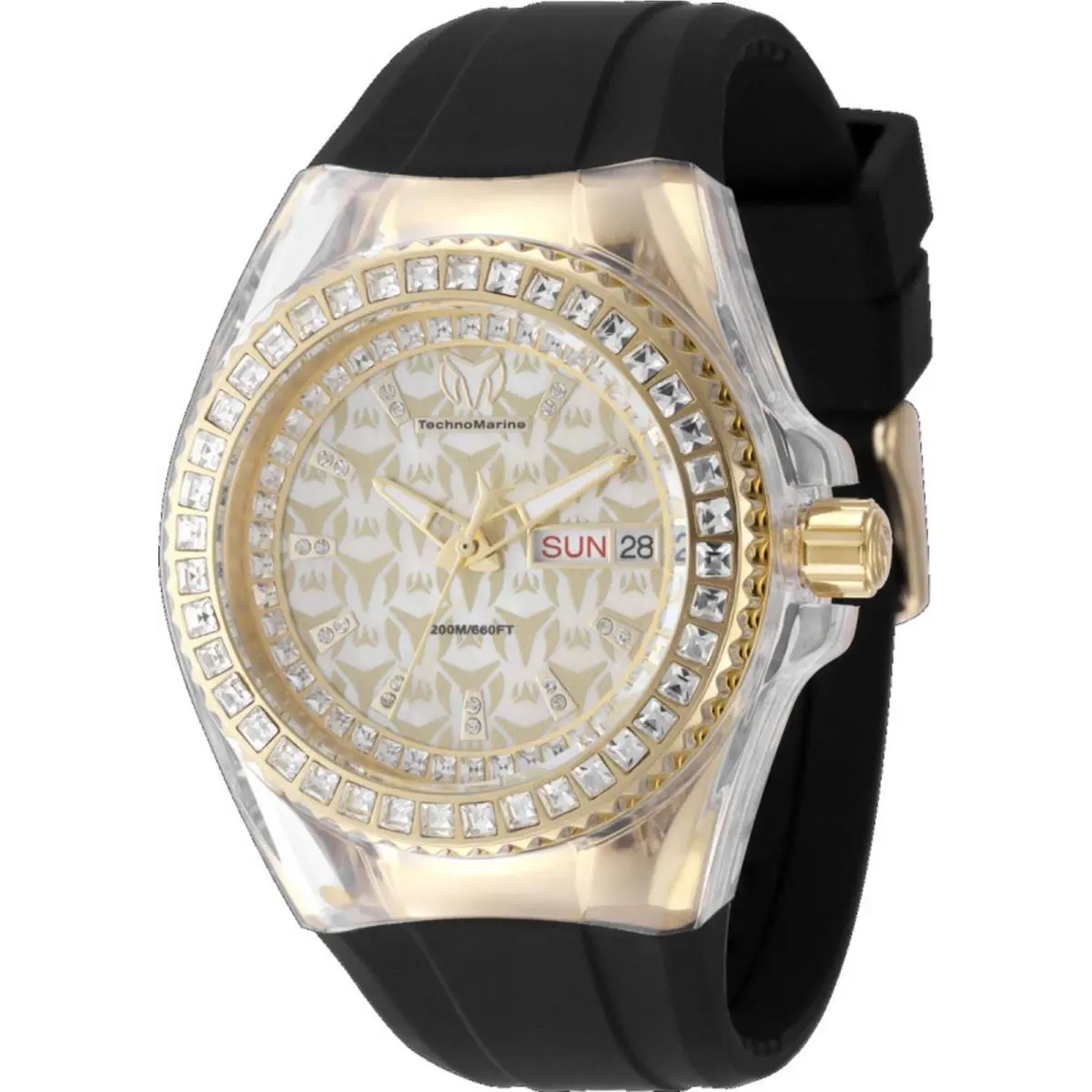 Technomarine Women`s Watch Cruise Monogram White Mother of Pearl Dial TM-125038