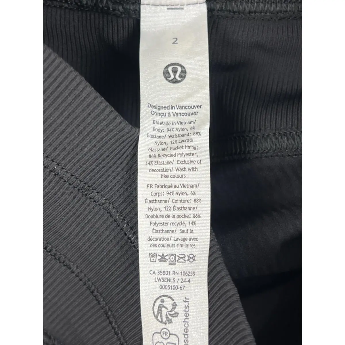 Lululemon clothing - Black 1
