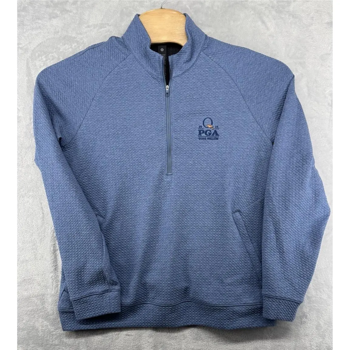Lululemon Pga Championship Quail Hollow Textured Double Knit 1/4 Zip Men’s M