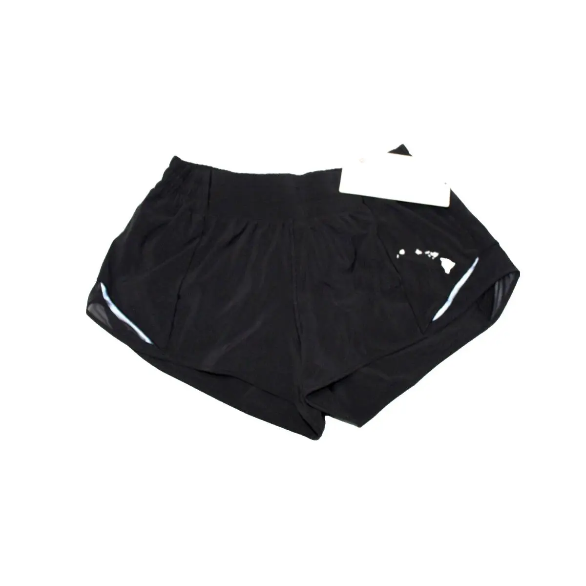 Lululemon Hotty Hot LR Short 2.5 Lined - Hawaii Exclusive - Black - Size 8