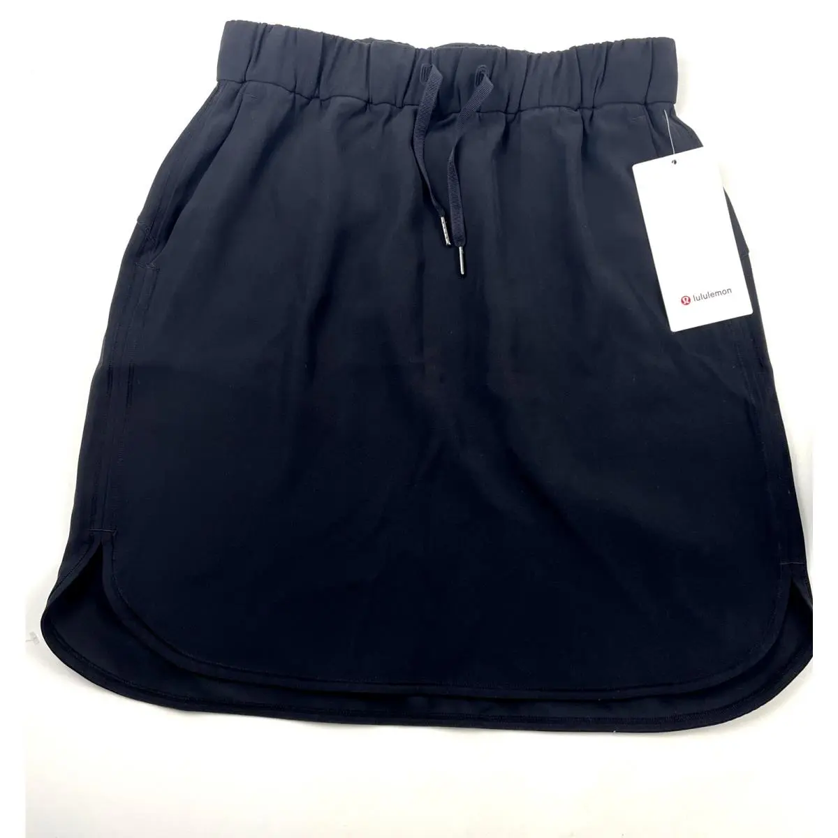 Lululemon On The Fly Skirt Med Rise Four Way Stretch Size 8 Black 11803