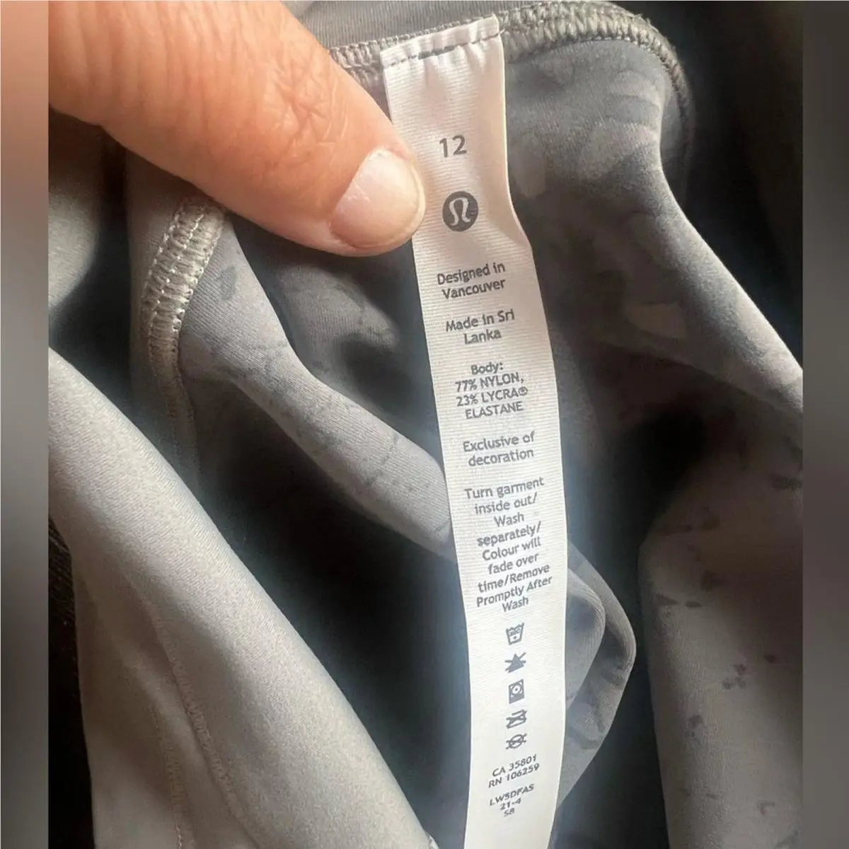 Lululemon clothing - Gray 4
