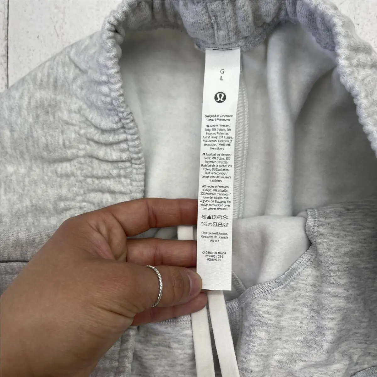 Lululemon clothing - Gray 2