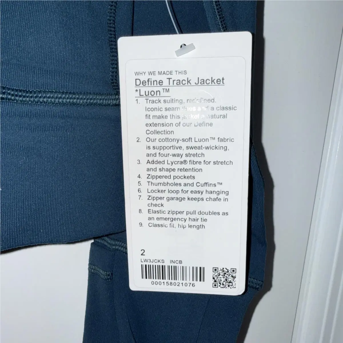 Lululemon clothing - INCB ndochine Blue 2