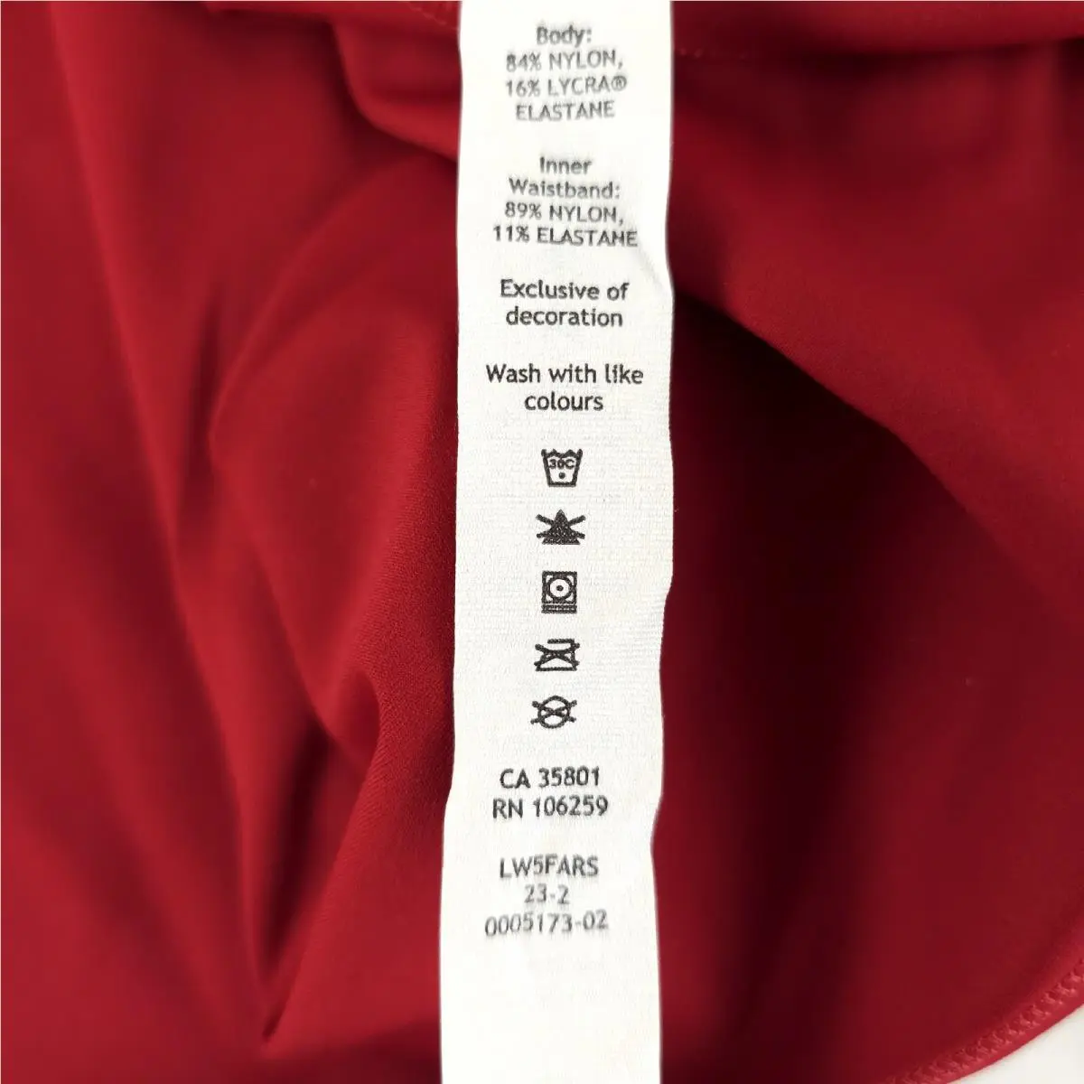 Lululemon clothing - Red 7