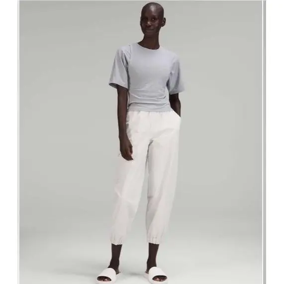 Lululemon Lab High-rise Cuffed Trouser 26 Size 12 Light Vapor