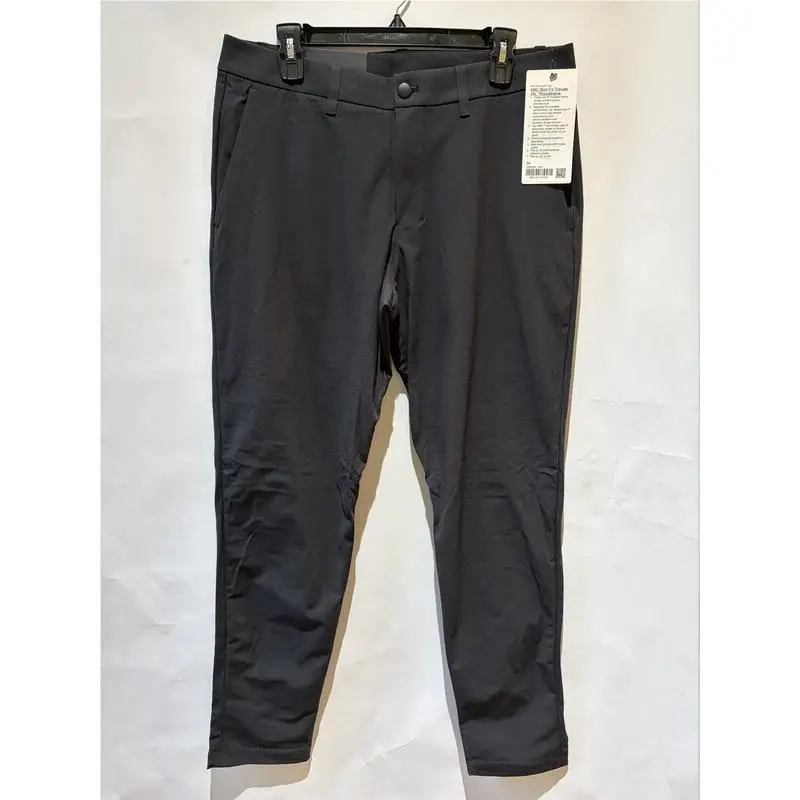 Lululemon Men`s Abc Classic-fit Trouser 34 X 34L Warpstreme LM5AQZS Blk Black