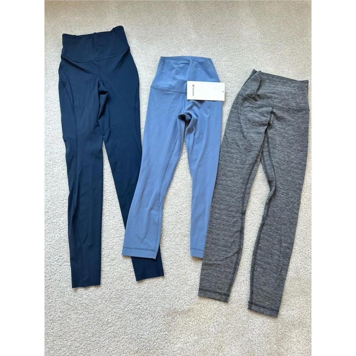 Lululemon Size 0 Leggings Lot Of 3 New/preowned Euc