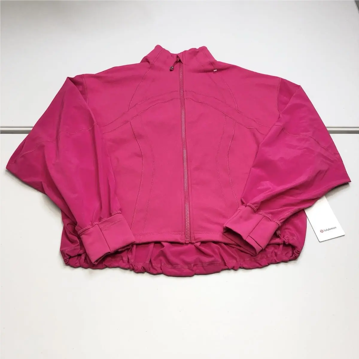 Lululemon Women’s Define Relaxed Fit Luon Jacket Passionate Pink Size 6 LW3HJ7S