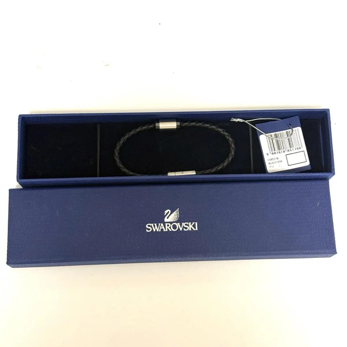 Swarovski Braided Bracelet Black