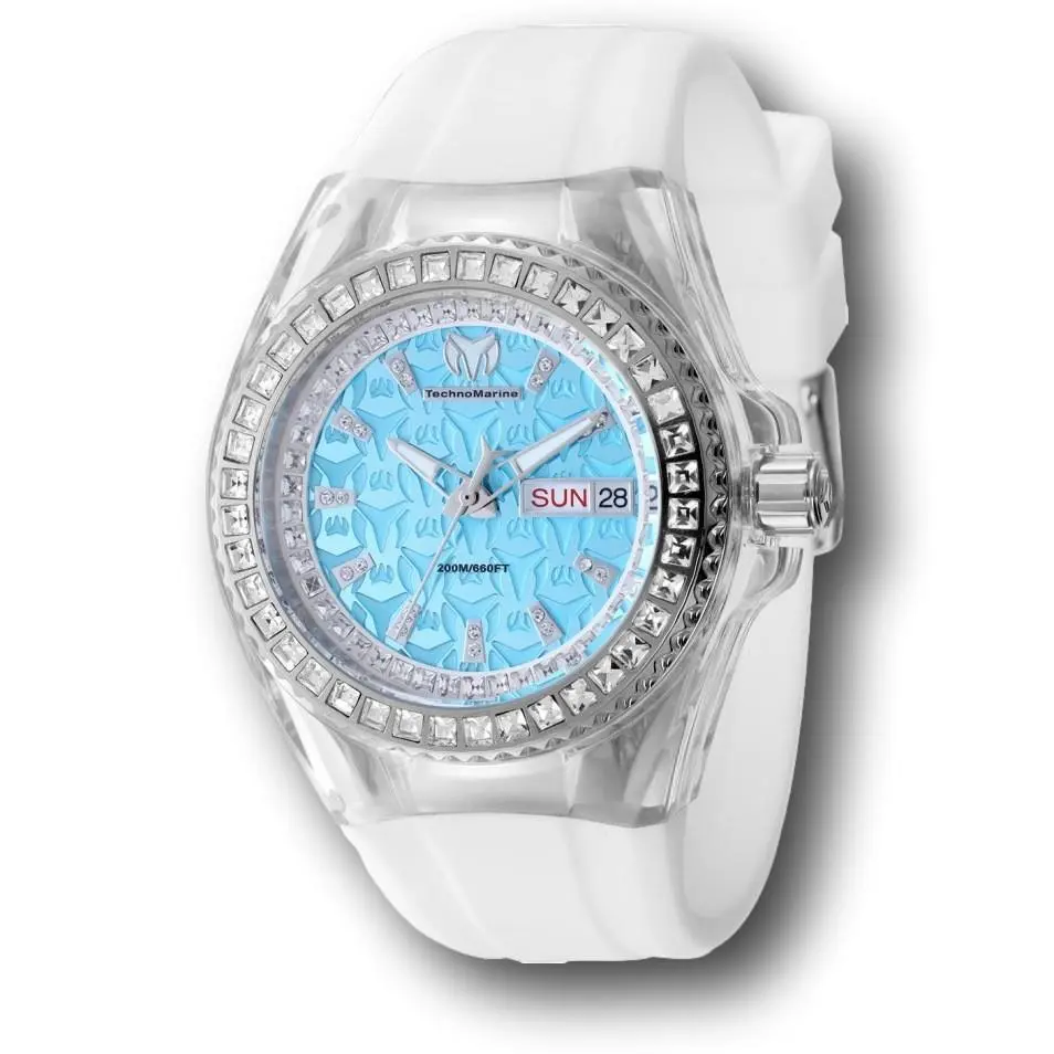 Technomarine Cruise Monogram Blue Women’s 40mm Crystal Quartz Watch TM-125039 by TechnoMarine