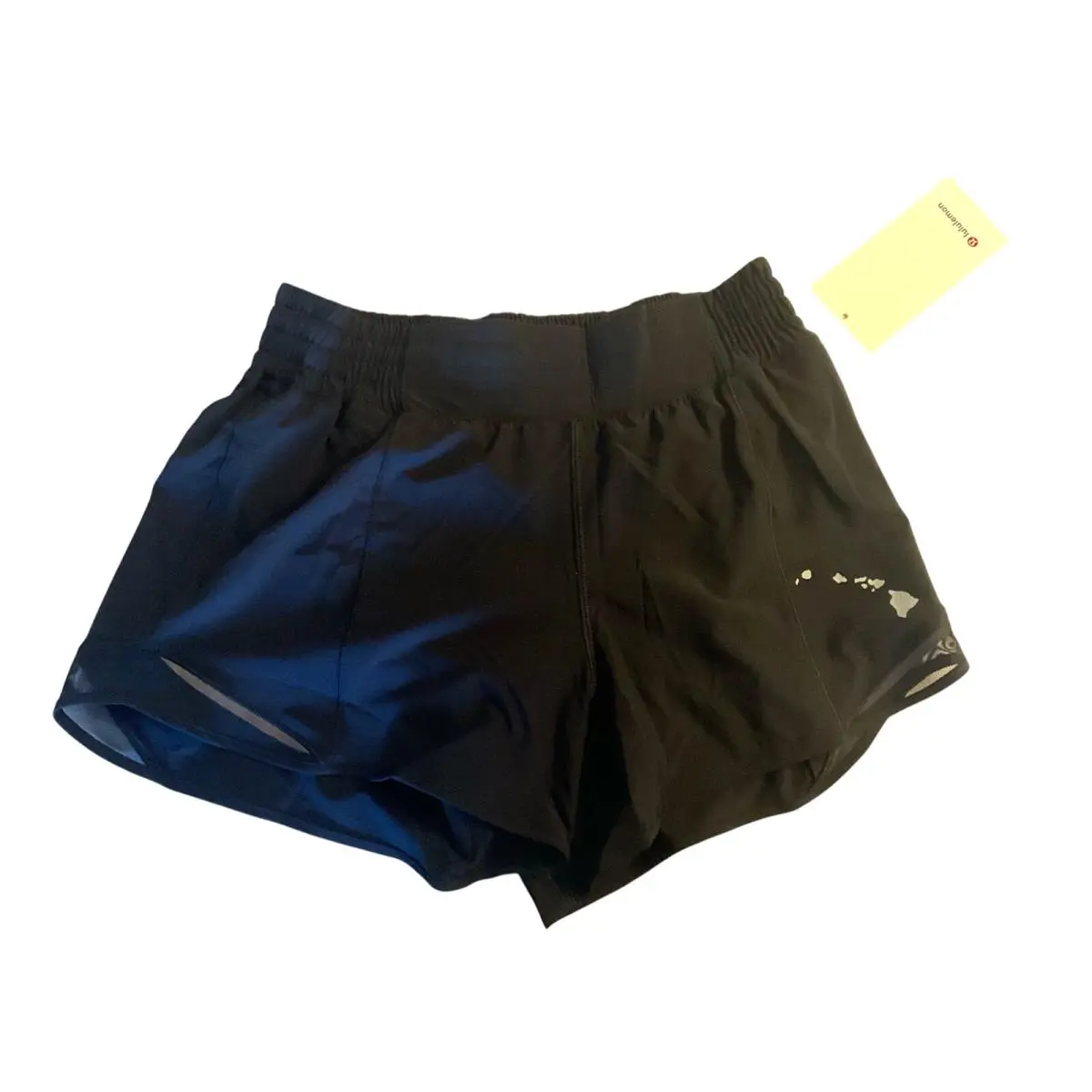 Lululemon Hotty Hot HR Short 4” Lined - Hawaii Exclusive - Black - Size 8