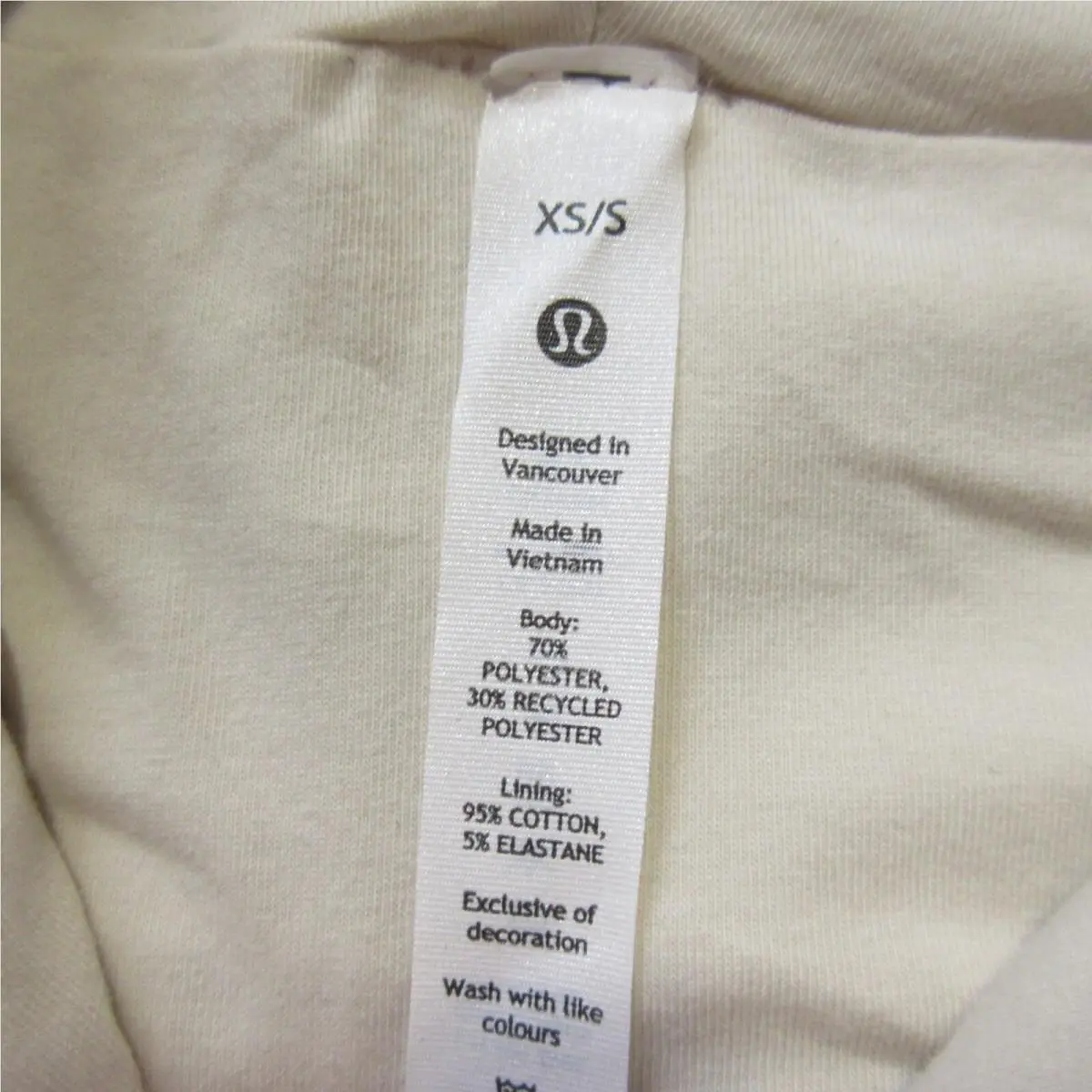 Lululemon clothing - Ivory 2