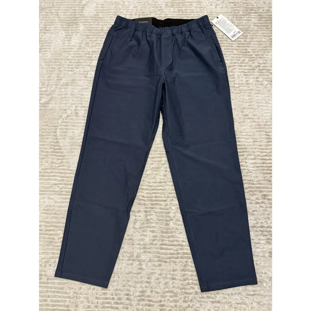 Lululemon Abc Warpstreme Utilitech Relaxed Fit Tapered Pull On Pants Shale Blue