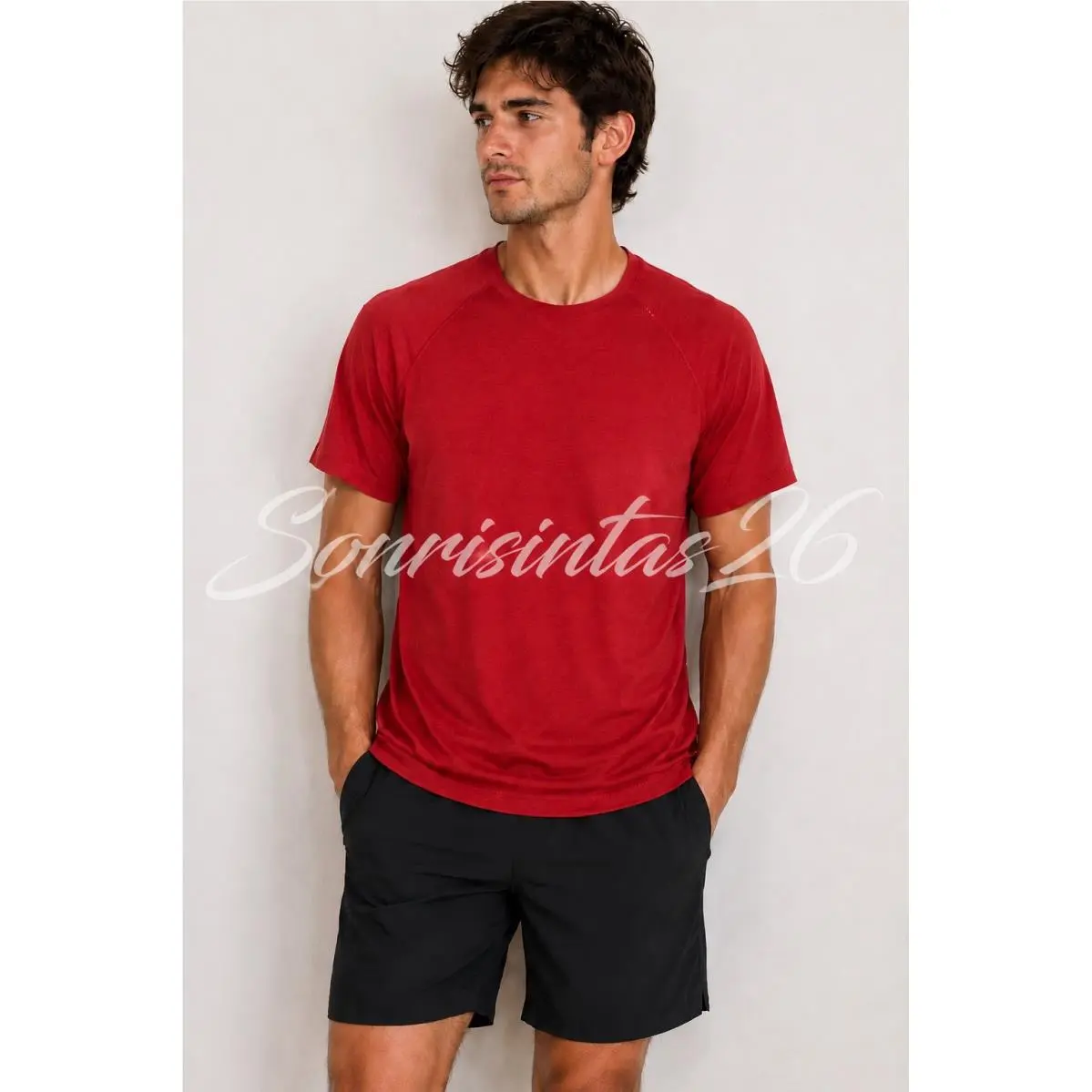Lululemon Metal Vent Tech Short Sleeve Shirt Sport Red Men’s Size M Athletic