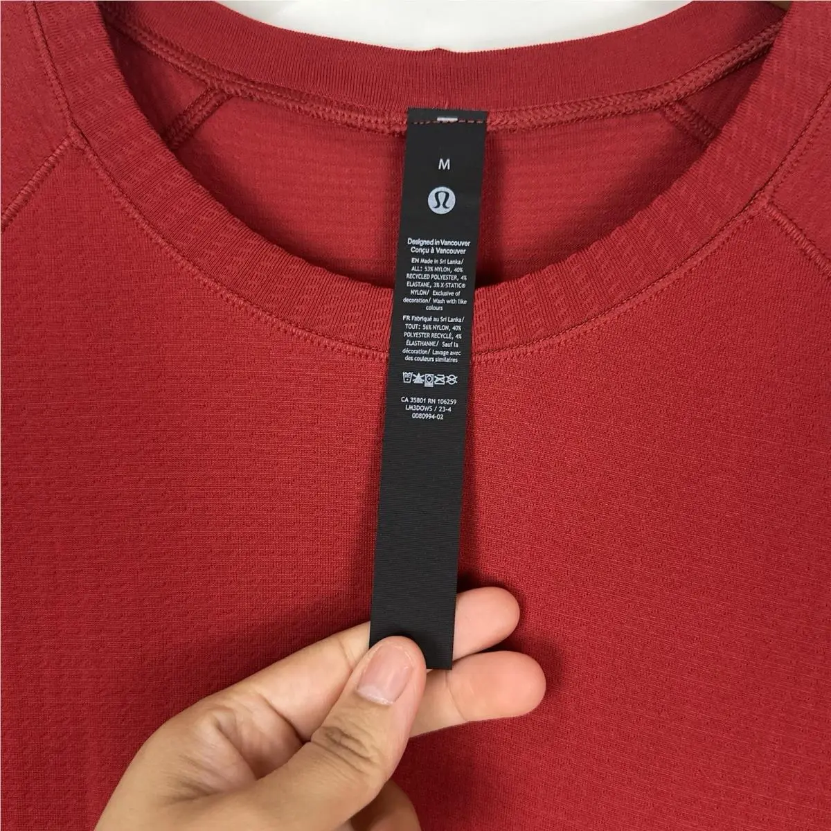 Lululemon clothing - Lululemon Metal Vent Tech - Metal Vent Tech - Red 10