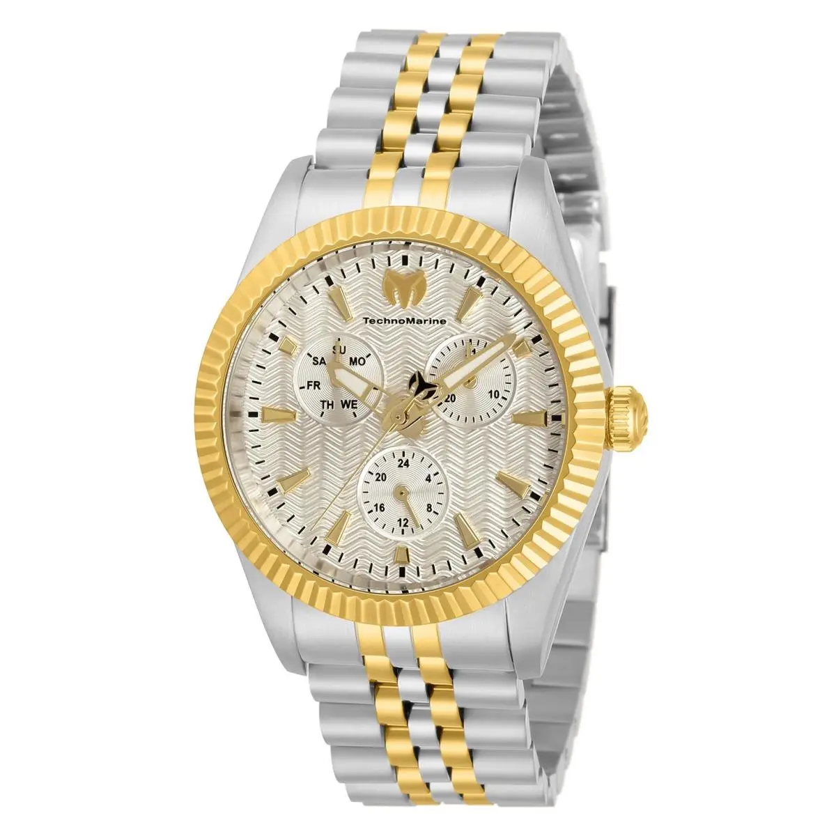 Technomarine Women`s TM-719013 Sea Dream Two Tone White Dial 38 mm by TechnoMarine