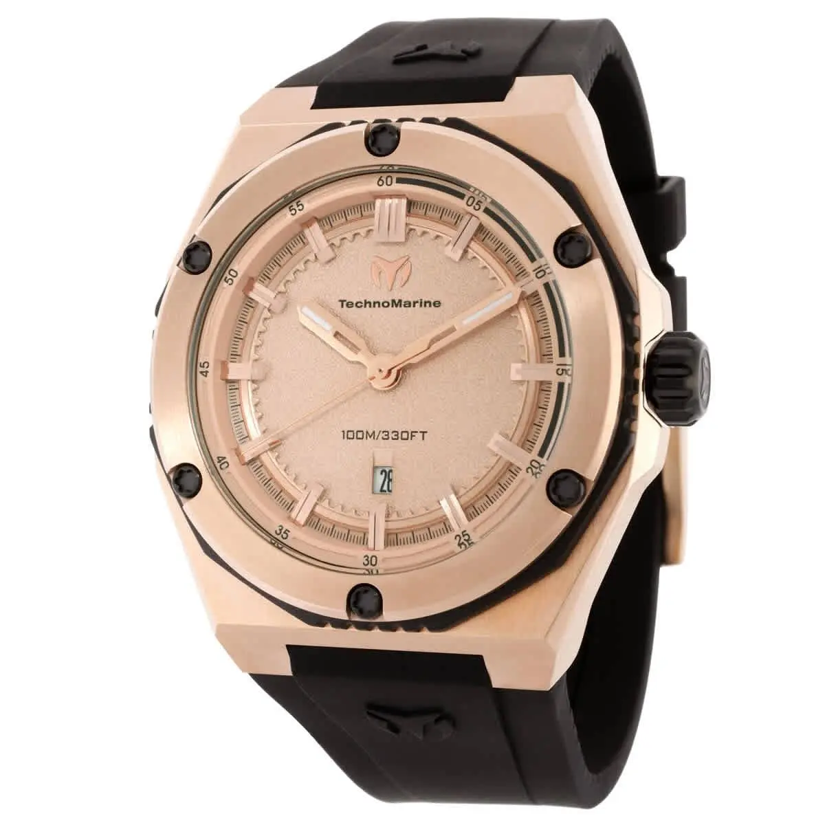 Technomarine TM-416065 Coral Rose Gold-tone Dial 45 mm Men`s Watch