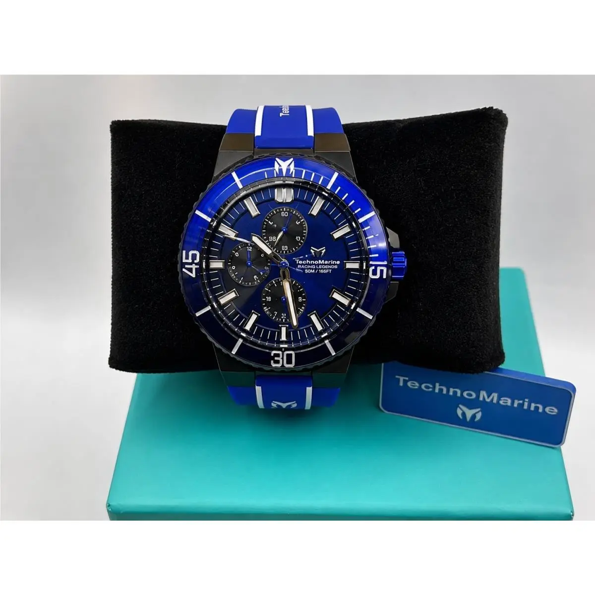 Technomarine TM-525036 Racing Legends Blue Silicone Chronograph Watch