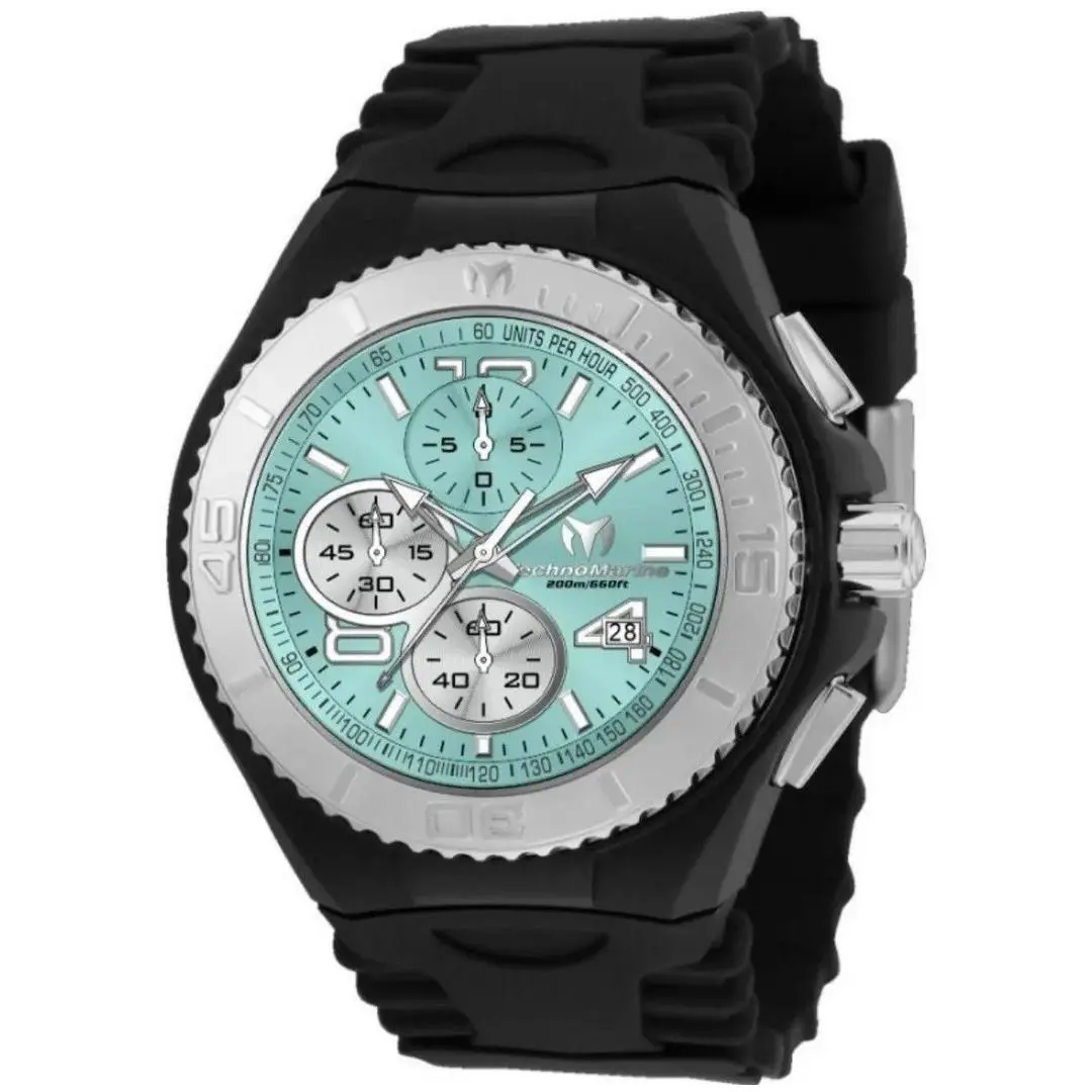 Technomarine Cruise Jellyfish Men`s Watch 46mm Black Teal TM-125041