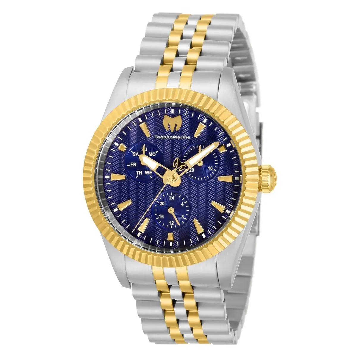 Technomarine Women`s TM-719015 Sea Dream Two Tone with Blue Dial 38 mm by TechnoMarine