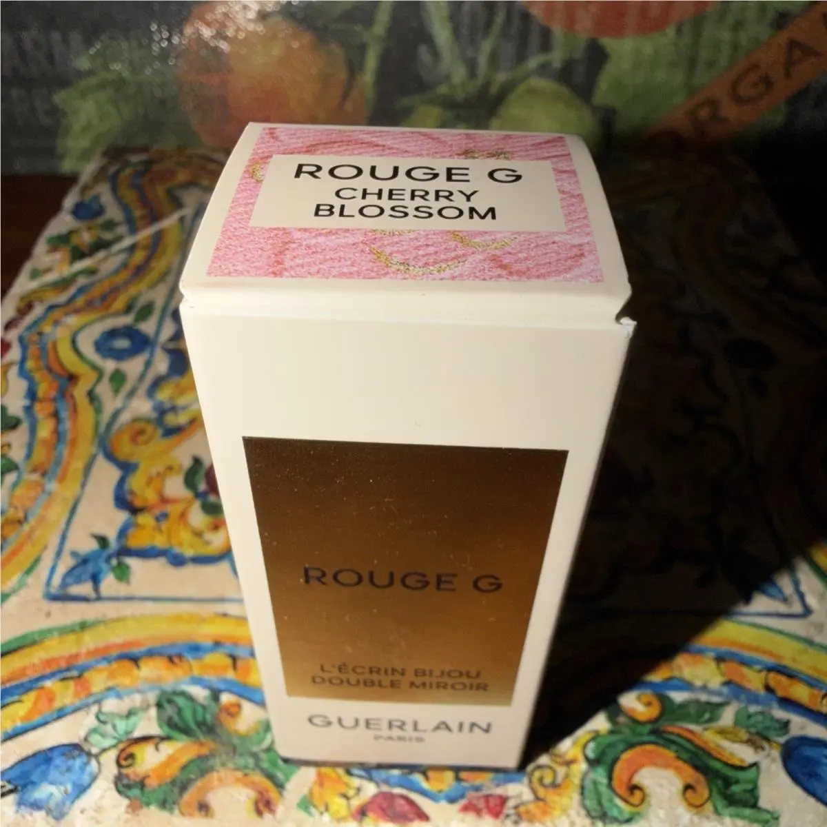 Guerlain Rouge G Case Cherry Blossom