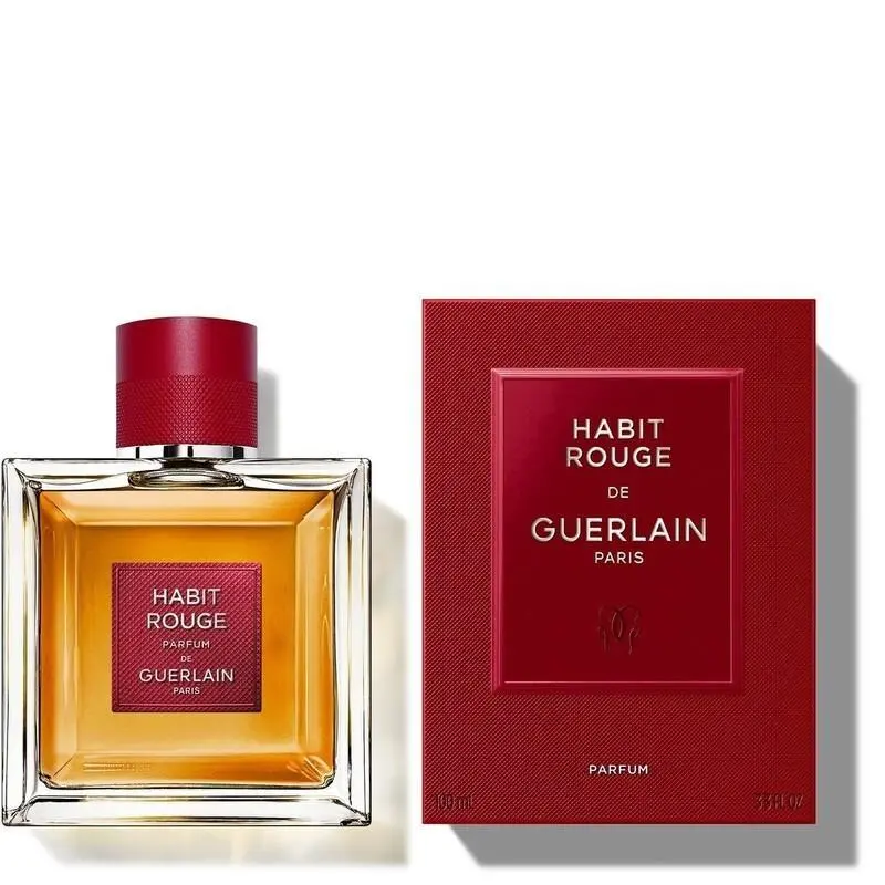 Guerlain Habit Rouge Parfum Spray 3.3 oz / 100 ml