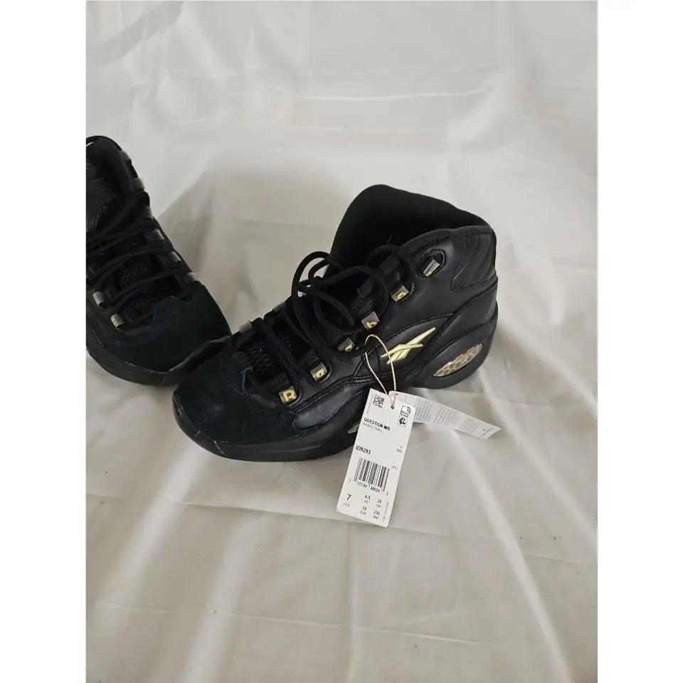 Reebok shoes - Reebok Question Mid - Question Mid - Id9293 - Black, Manufacturer: Black/Gold (UPC: 195749486243) 0