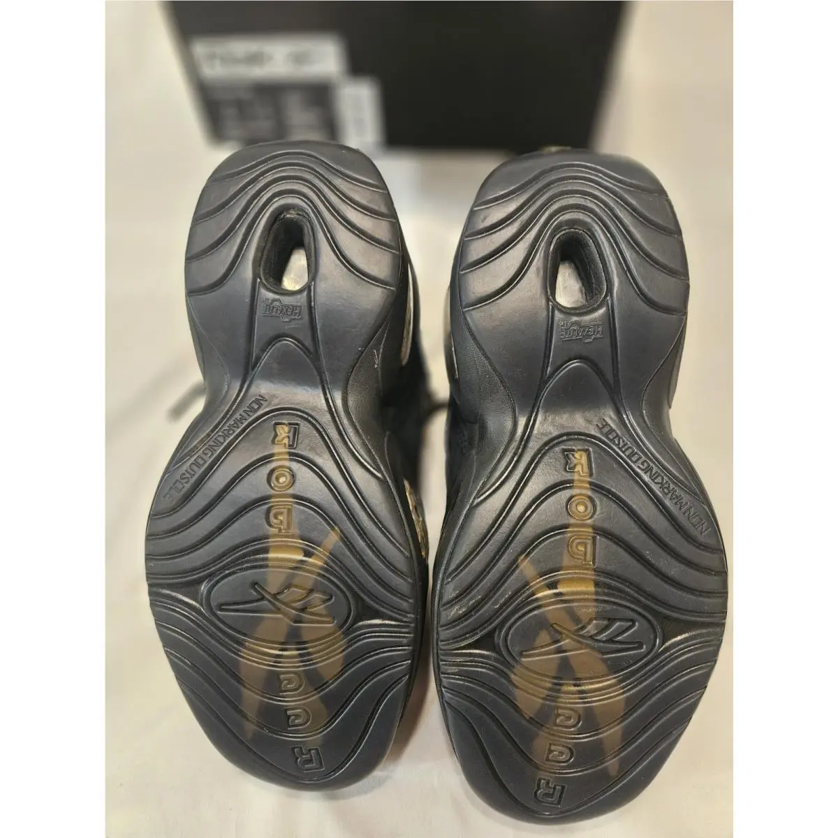 Reebok shoes - Reebok Question Mid - Question Mid - Id9293 - Black, Manufacturer: Black/Gold (UPC: 195749486243) 2