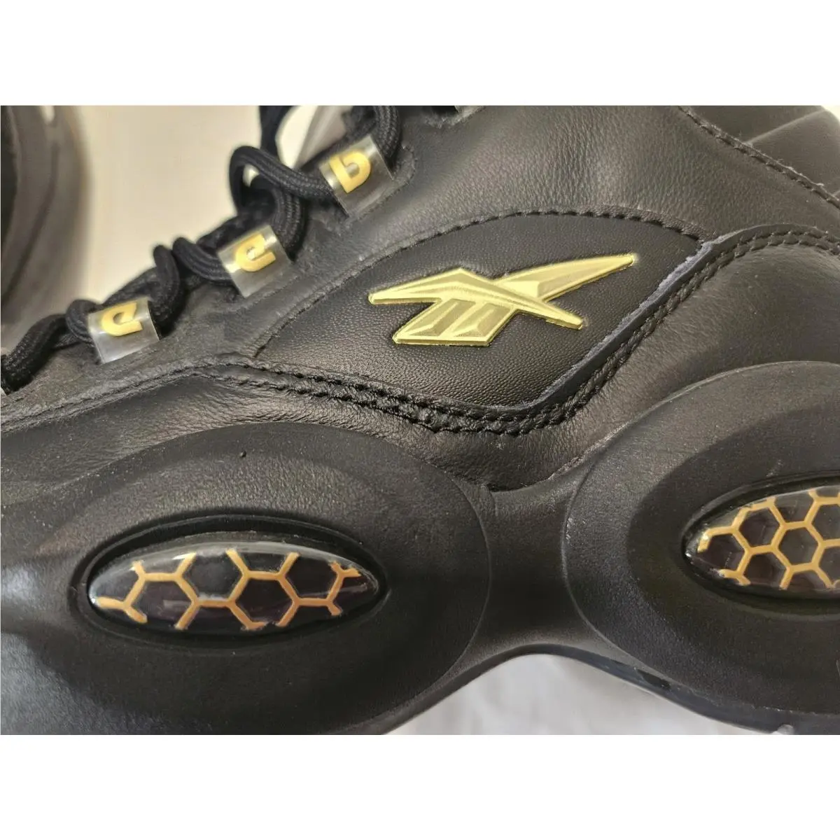 Reebok shoes - Reebok Question Mid - Question Mid - Id9293 - Black, Manufacturer: Black/Gold (UPC: 195749486243) 18