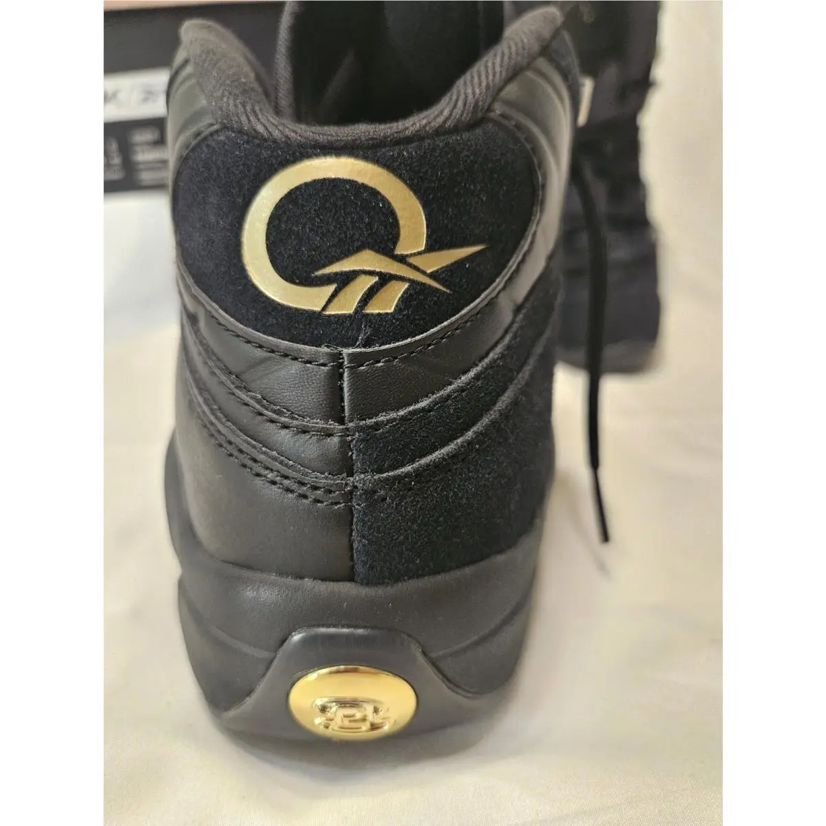 Reebok shoes - Reebok Question Mid - Question Mid - Id9293 - Black, Manufacturer: Black/Gold (UPC: 195749486243) 5