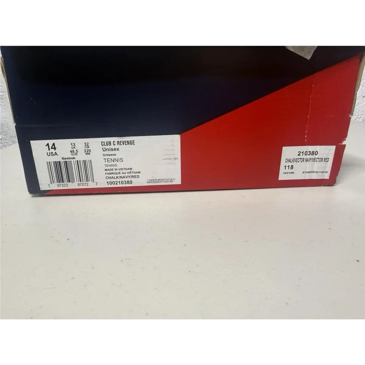 Reebok shoes - Reebok Revenge - Revenge - 100210380 - CHALK NAVY RED 6
