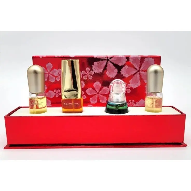 Estee Lauder Perfume Treasures 4 Pcs Mini Perfume Set 4 ml/0.14 oz Rare